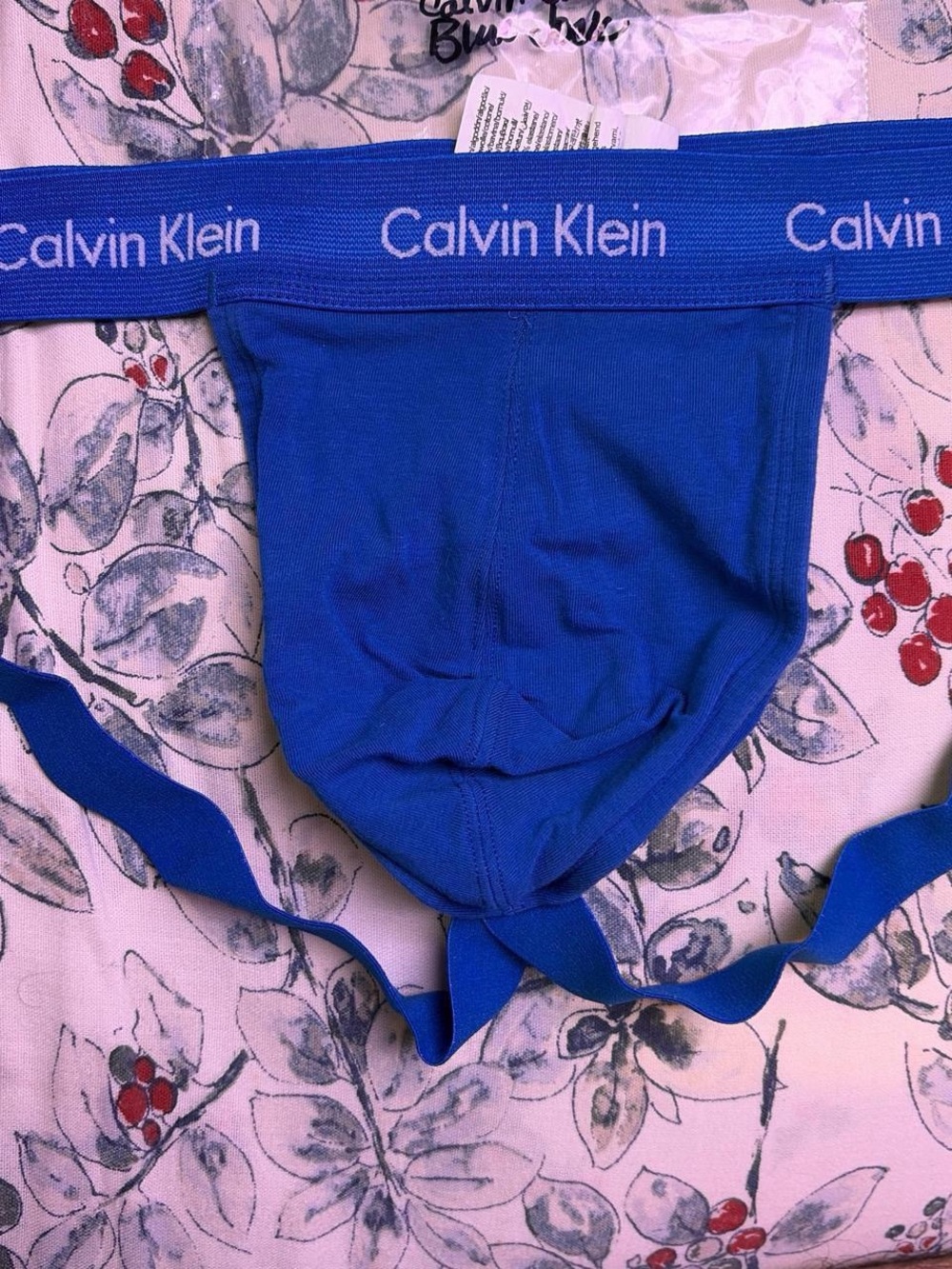 Calvin Klein Blue Jockstrap